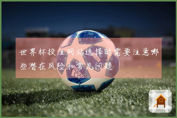 世界杯投注网站选择时需要注意哪些潜在风险和常见问题
